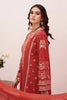 Zellbury Luxury Collection – Embroidered Shirt Shalwar Dupatta - Orange - Lawn Suit WULC22E30350