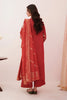 Zellbury Luxury Collection – Embroidered Shirt Shalwar Dupatta - Orange - Lawn Suit WULC22E30350