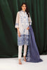 Zellbury Luxury Collection – Embroidered Shirt Shalwar Dupatta - White -0292 WULC23E30292