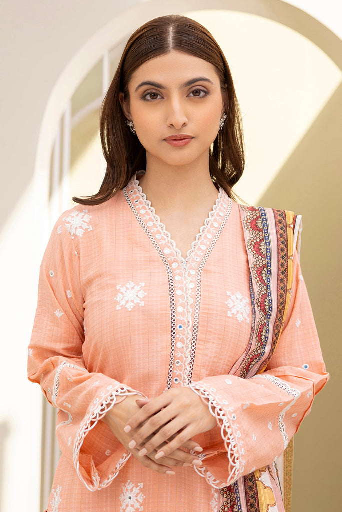 Zellbury Embroidered 3PC Lawn – W0074