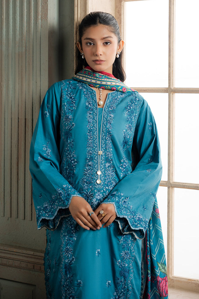Zellbury Signature – Embroidered Shirt Shalwar Dupatta - 30588