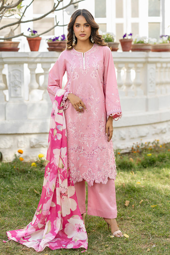Zellbury Signature – Embroidered Shirt Shalwar Dupatta - 30724