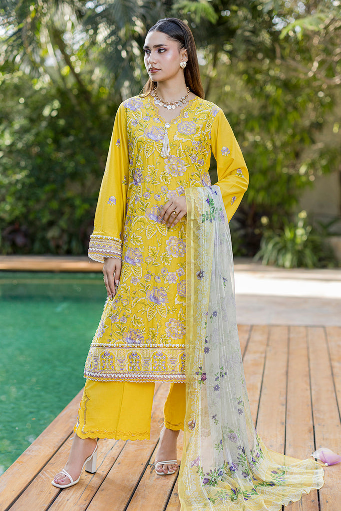 Zellbury Signature – Embroidered Shirt Shalwar Dupatta - 34088