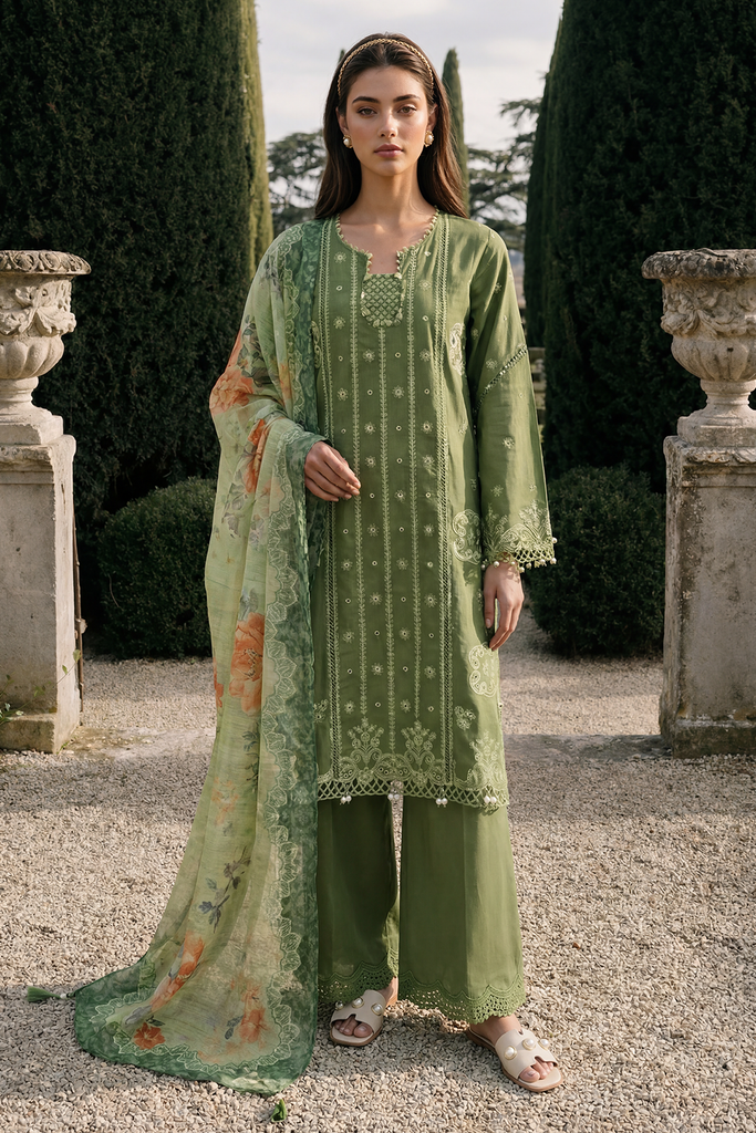 Zellbury Chikankari Lawn – E34090
