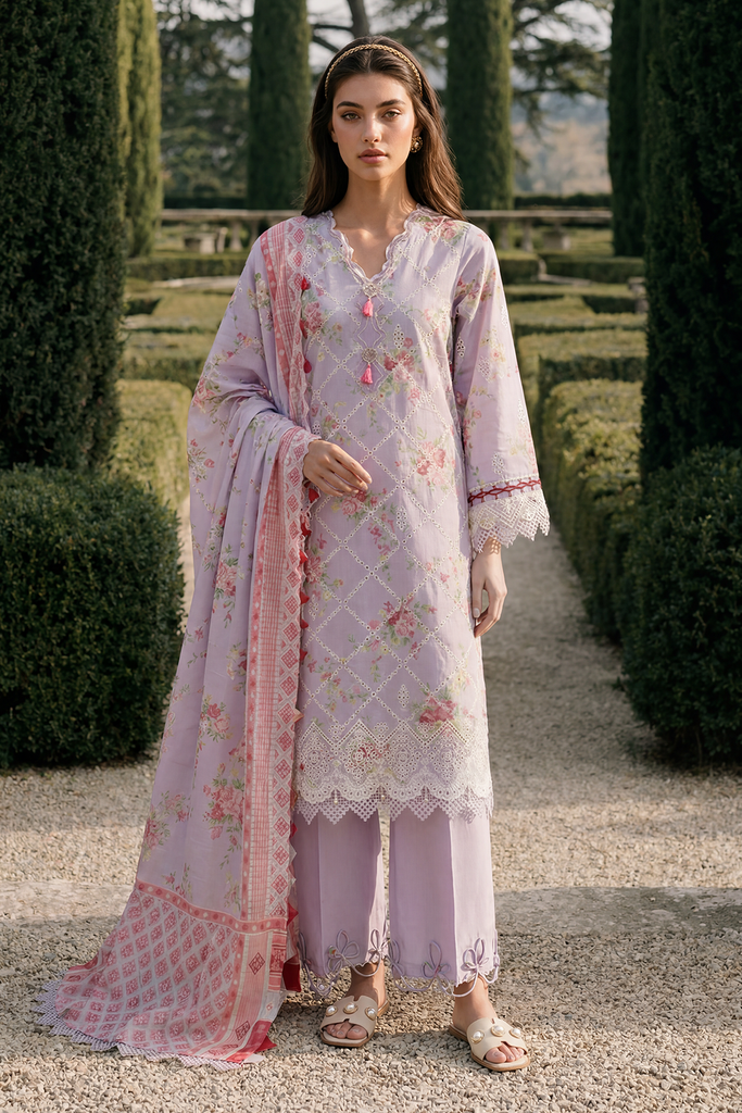 Zellbury Chikankari Lawn – E34097