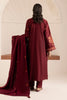 Zellbury Cotton Satin – Embroidered Shirt Shalwar Shawl - 0256