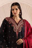 Zellbury Cotton Satin – Embroidered Shirt Shalwar Shawl - 0258