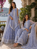 Saadia Asad Nooriyah Luxury Formals – D3 - Dove Blue