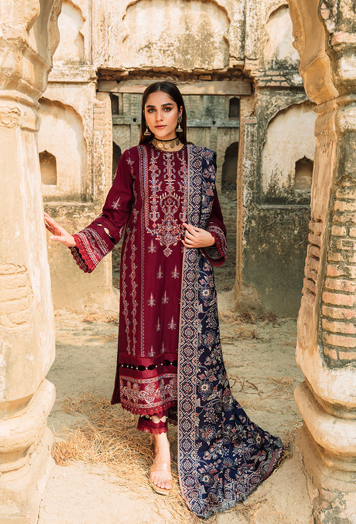 Humdum Winter Humdum Carvaan Embroidered Winter Collection – CV-08 – YourLibaas