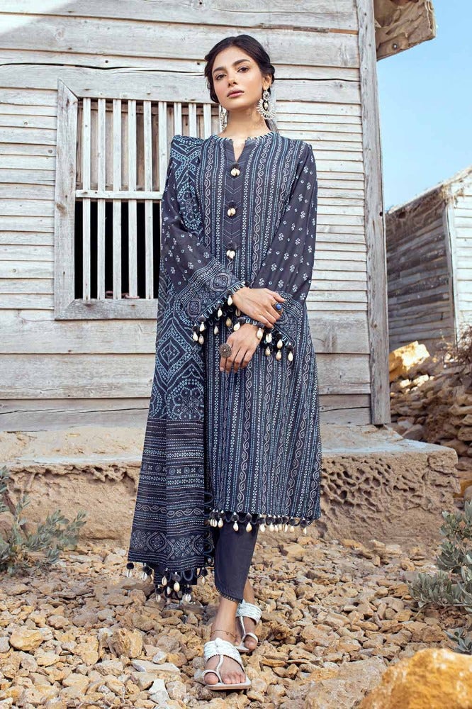Gul Ahmed – 3PC Printed Lawn Suit CL-42035 A