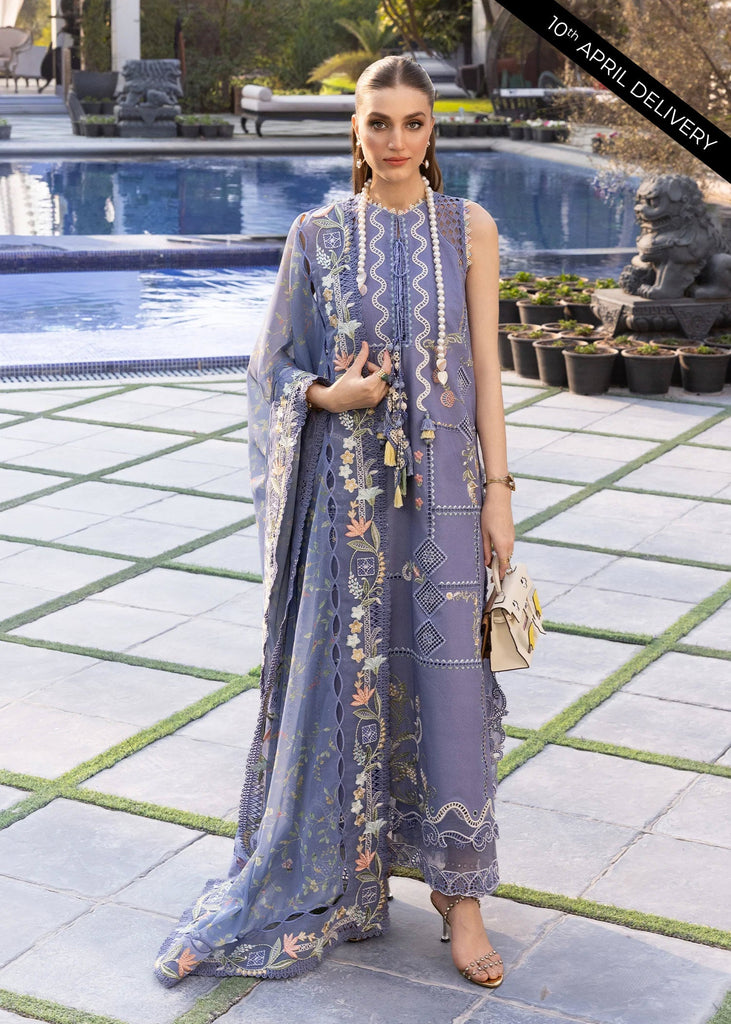 Crimson Flow Luxury Lawn – FLORAL SERENITY-D1B