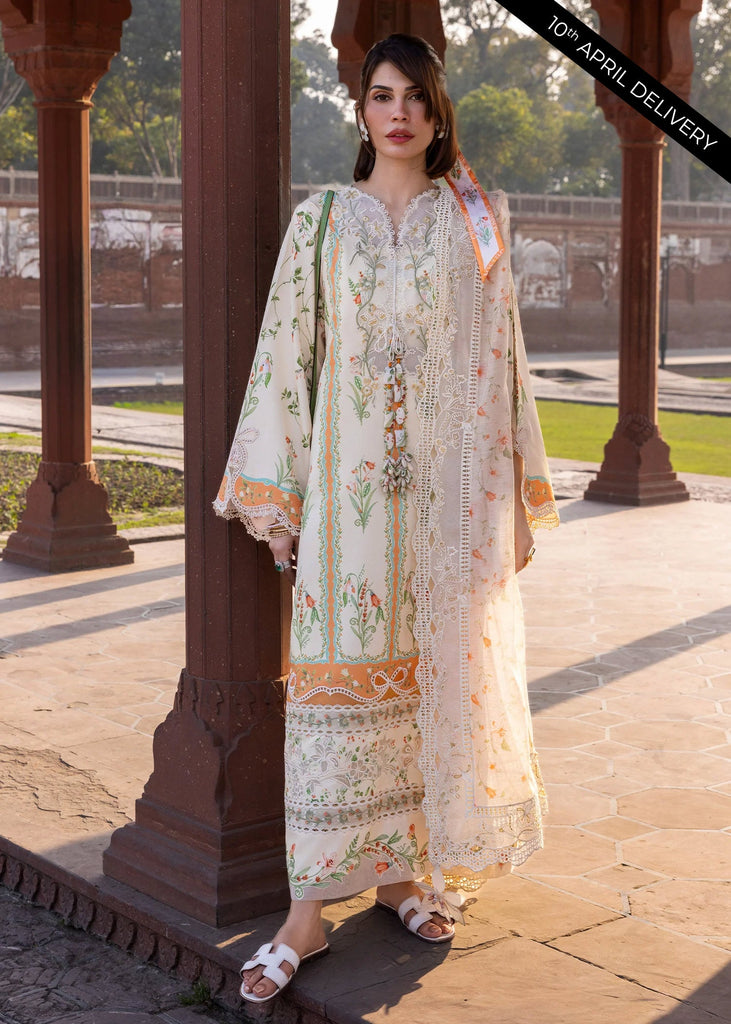 Crimson Flow Luxury Lawn – SUN-KISSED LETTER-D9A