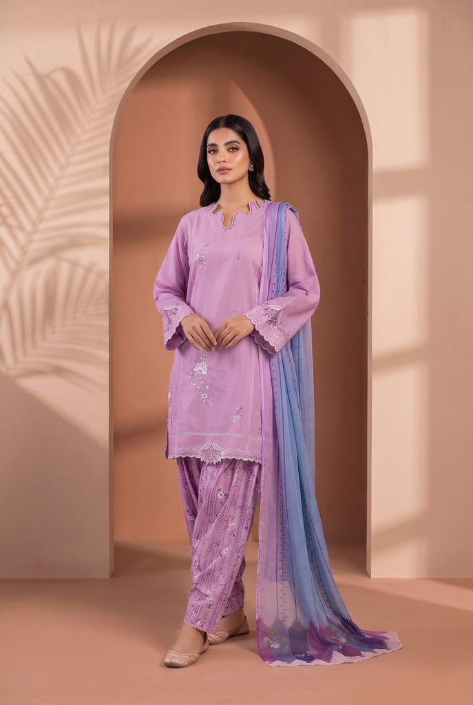 Sadabahar Eclair TWD-04 Purple - model front