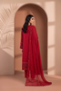 Sadabahar Luxury LFD-03 Red - model back