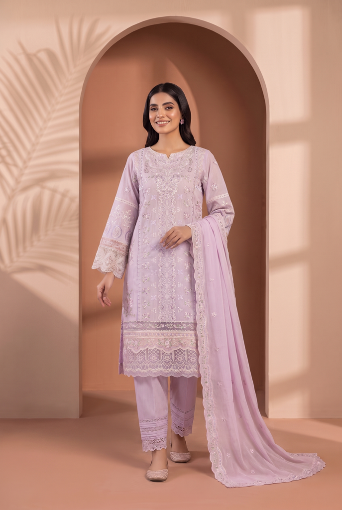 Sadabahar Luxury LFD-04 Purple - model front