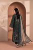 Sadabahar Printed Viscose D-03 Black - model back