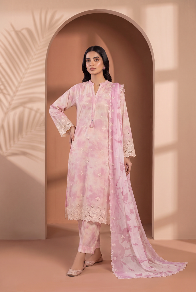 Sadabahar Regal Festive RD-01 Pink - model front