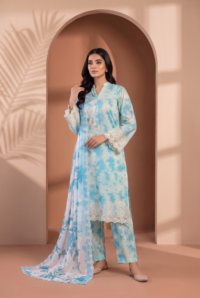 Sadabahar Regal Festive RD-02 Blue - model front