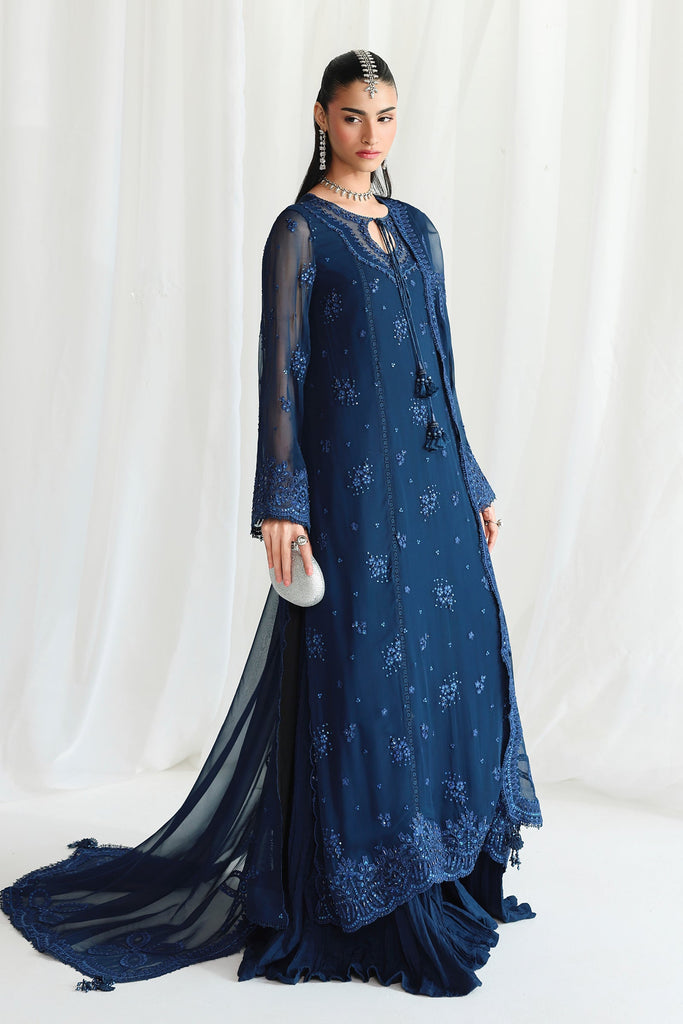 Qalamkar Chiffon Luxury Festive Formals – QCC-02 SHIREEN