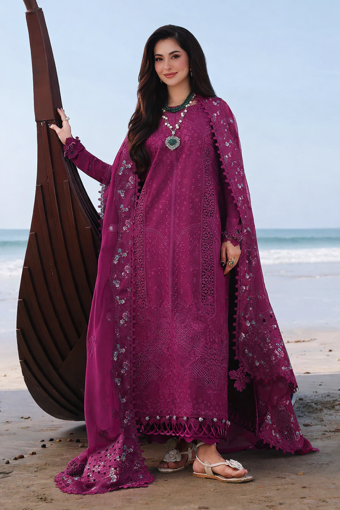 Qalamkar Sahil Luxury Lawn – SA-01 ZARA