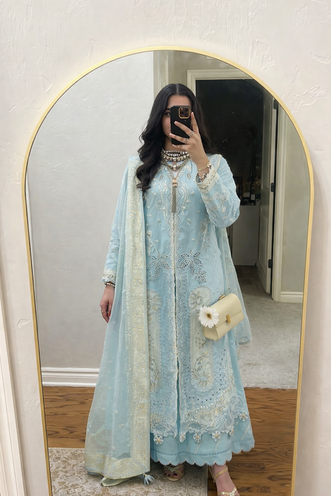 Qalamkar Chikankari Eid Edit Lawn – CM-05 NAYRA