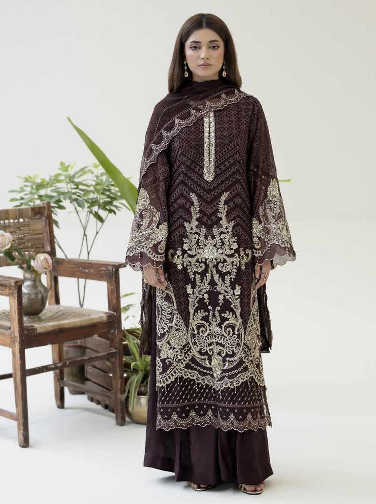 ZA Chiffon Semi-Stitched Formals Vol-2 – D-05