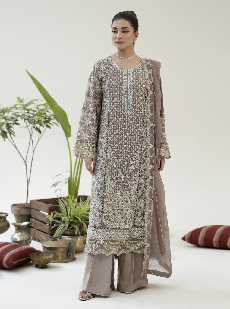 ZA Chiffon Semi-Stitched Formals Vol-3 – D-04