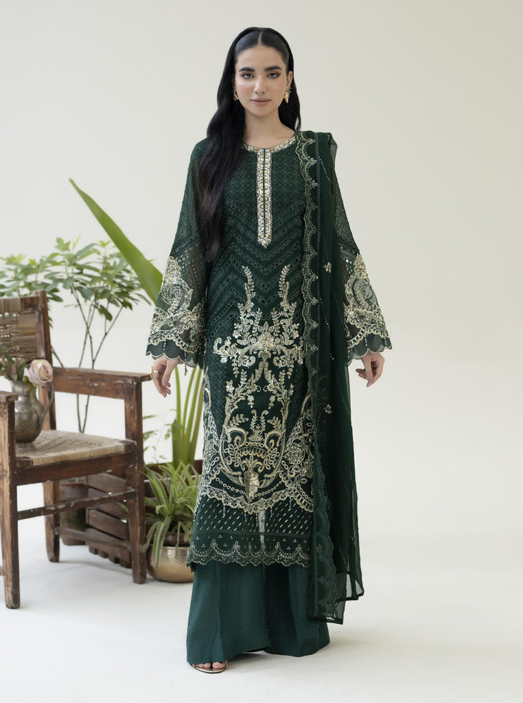 ZA Chiffon Semi-Stitched Formals Vol-2 – D-03