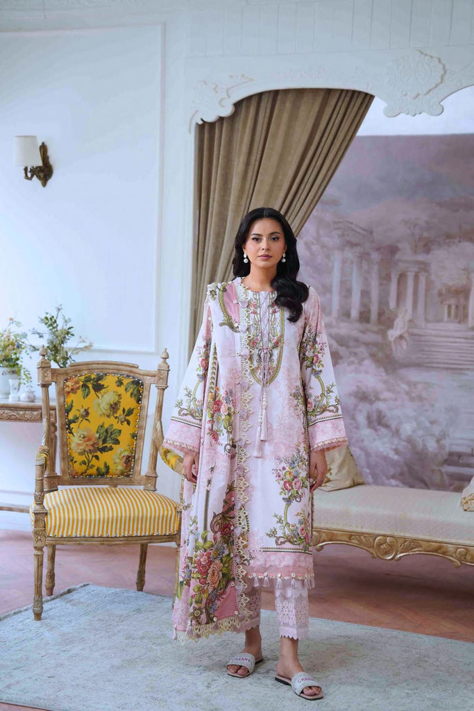 Jade Jal Summer Lawn – Rose