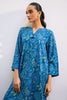 Cross Stitch Daily Wear – BLUE MELODY-2 PIECE PRINTED LINEN SUIT