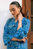 Cross Stitch Daily Wear – BLUE MELODY-2 PIECE PRINTED LINEN SUIT