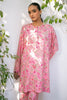 Cross Stitch Daily Wear – CORAL HAZE-2 PIECE PRINTED LINEN SUIT