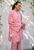Cross Stitch Daily Wear – CORAL HAZE-2 PIECE PRINTED LINEN SUIT