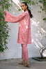 Cross Stitch Daily Wear – CORAL HAZE-2 PIECE PRINTED LINEN SUIT