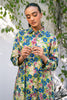 Cross Stitch Daily Wear – IVORY BLOOM-2 PIECE PRINTED LINEN SUIT