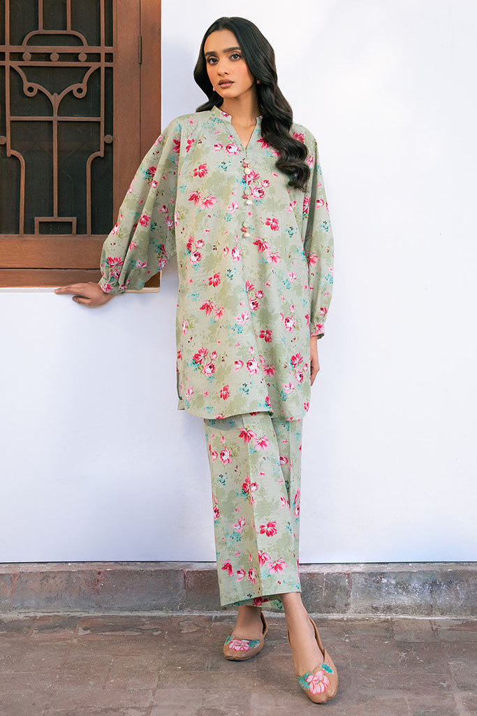 Cross Stitch Daily Wear – MYSTIC FOREST-2 PIECE PRINTED KHADDAR SUIT