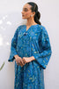 Cross Stitch Daily Wear – BLUE MELODY-2 PIECE PRINTED LINEN SUIT