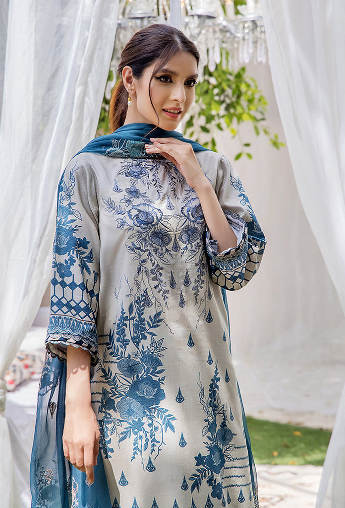 Koel Embroidered Lawn Collection – KO-09