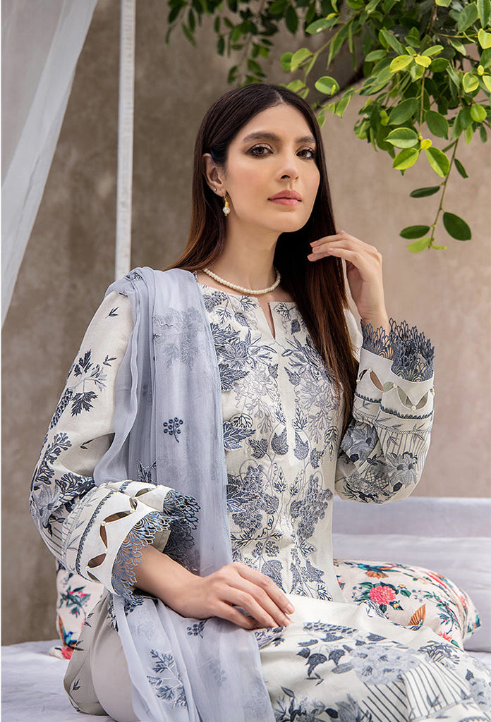 Koel Embroidered Lawn Collection – KO-01