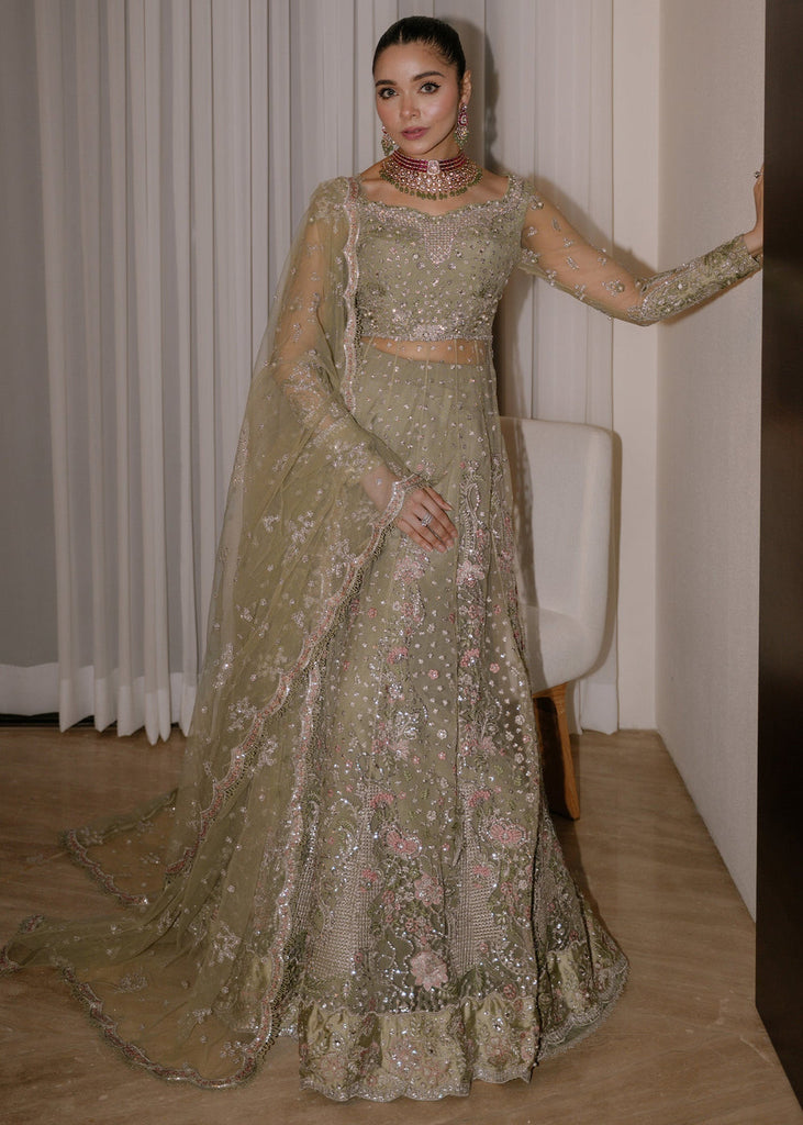 Sadaf Fawad Khan Siraa Luxury Festive Formals – Seafoam