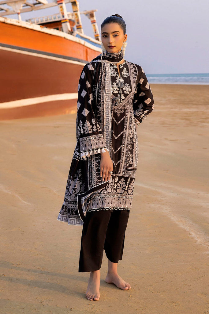 Gul Ahmed Summer 2025 – 3 Piece Embroidered Printed Lawn Suit B-52016
