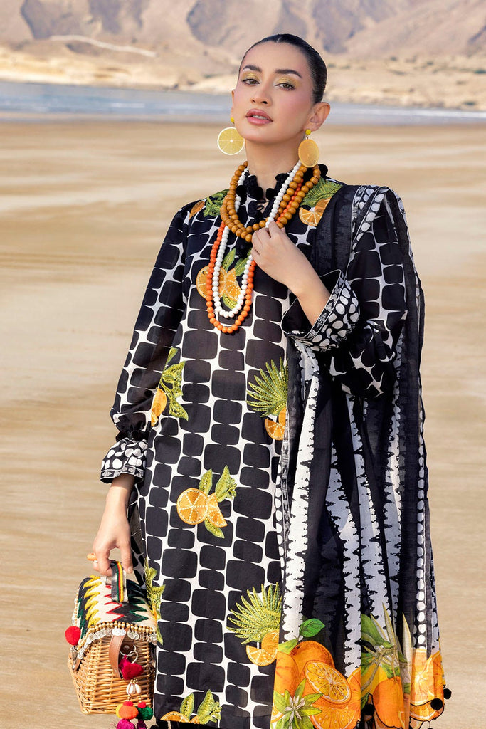 Gul Ahmed Summer 2025 – 3 Piece Embroidered Printed Lawn Suit CL-42331