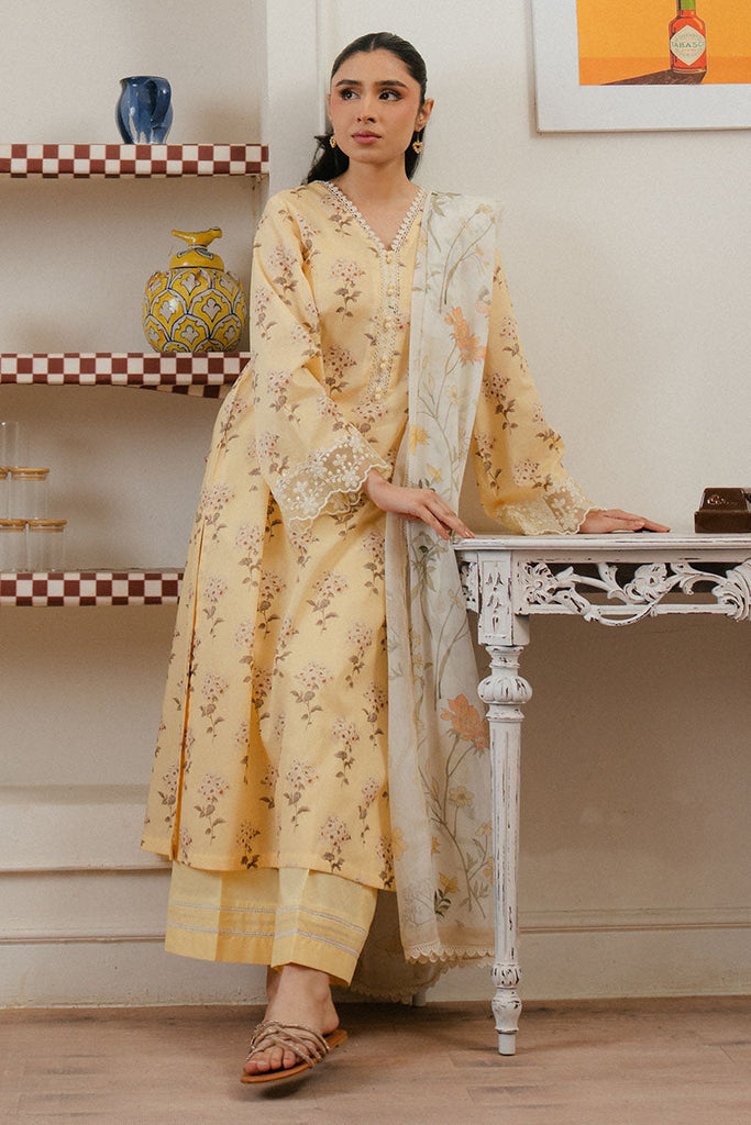 Cross Stitch Daily Wear – ORCHID IMPRESSION-3 PC LAWN PRINTED SUIT