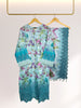 Sadabahar RTW/Stitched Embroidered Laser Fusion Chikankari Lawn – D-08