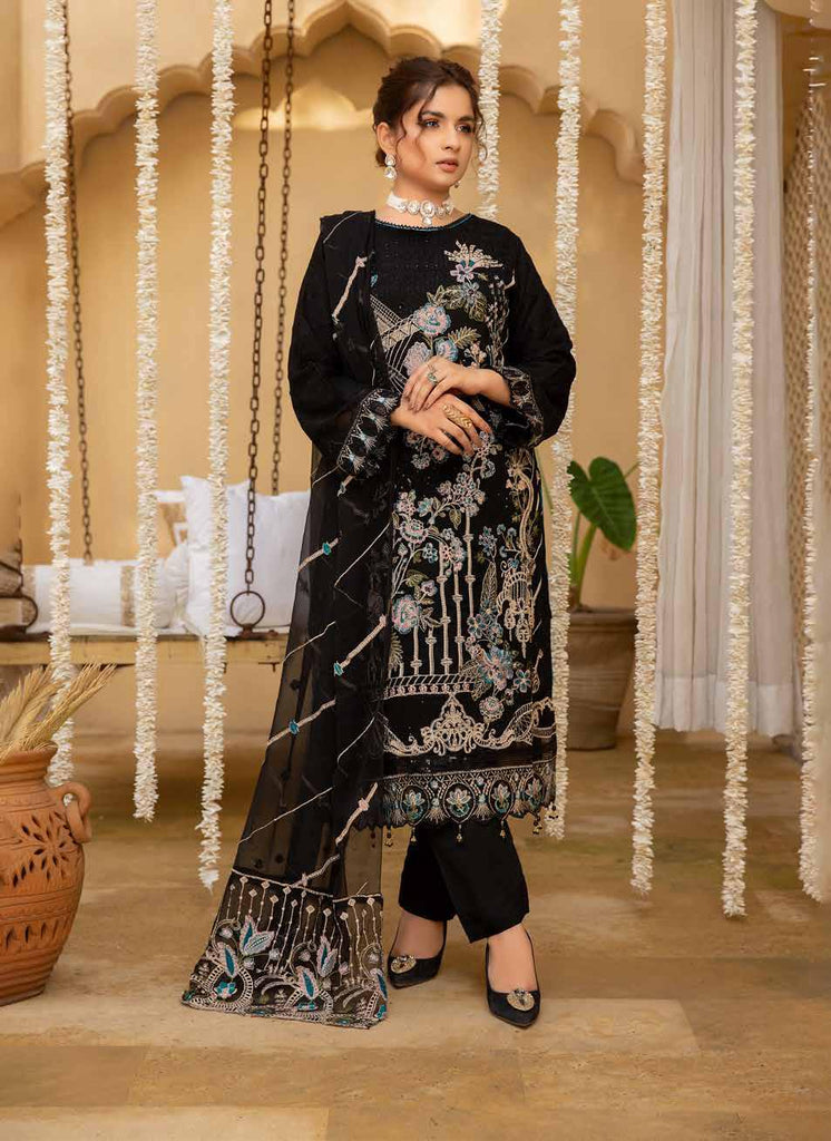 Tasveer Embroidered Chiffon Collection – D-5
