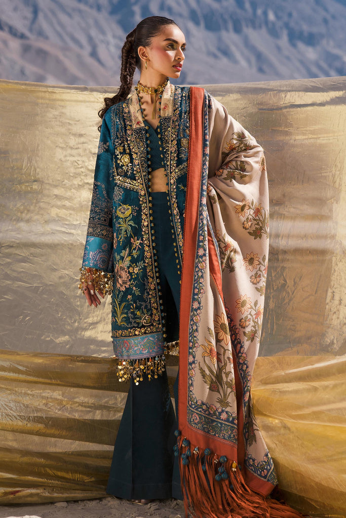 Sana Safinaz Luxury Velvet Winter '24 with Shawl – V241-003-3CP