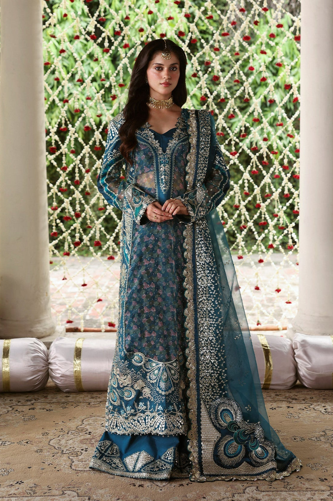 Afrozeh Shehnai Sea Green Suit | Pakistani Organza Wedding & Mehndi Dress YourLibaas Afrozeh Shehnai Sea Green Suit | Pakistani Organza Wedding & Mehndi Dress YourLibaas