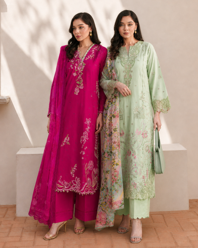 Neeshay Printkari Lawn