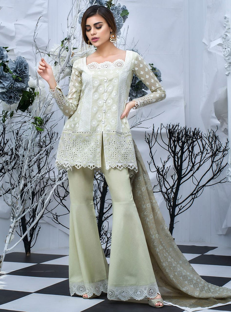 Zainab Chottani Pasión De Viajar Luxury Lawn 2018 – Itra - A