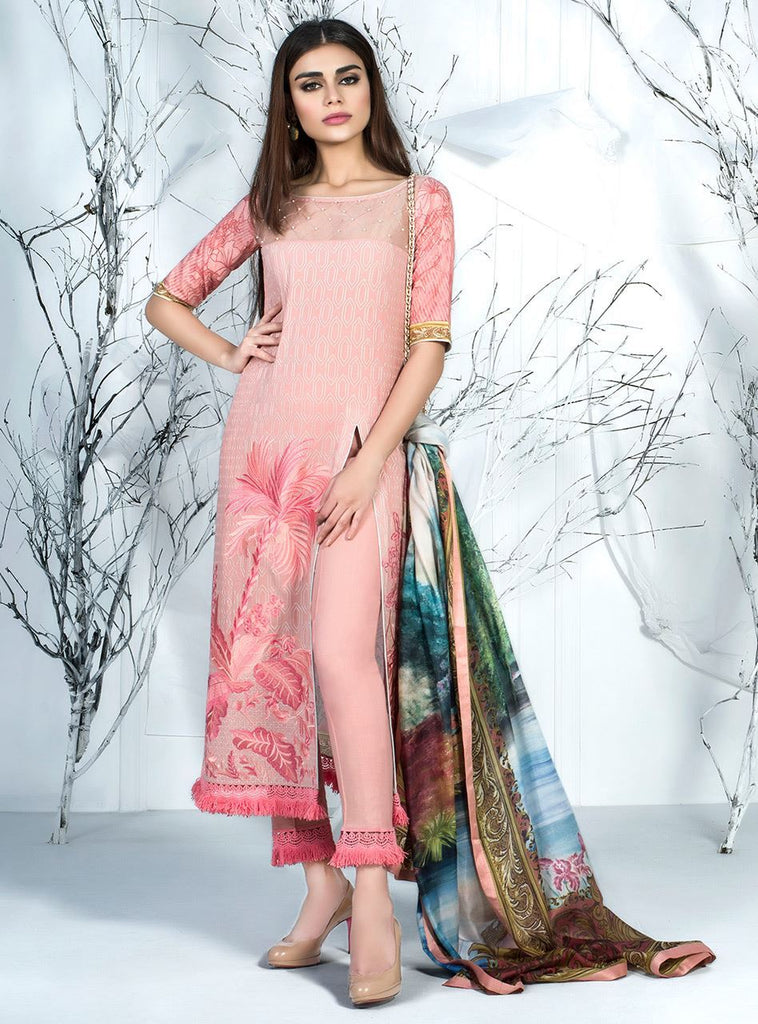 Zainab Chottani Pasión De Viajar Luxury Lawn 2018 – Heart of chiang mai - B